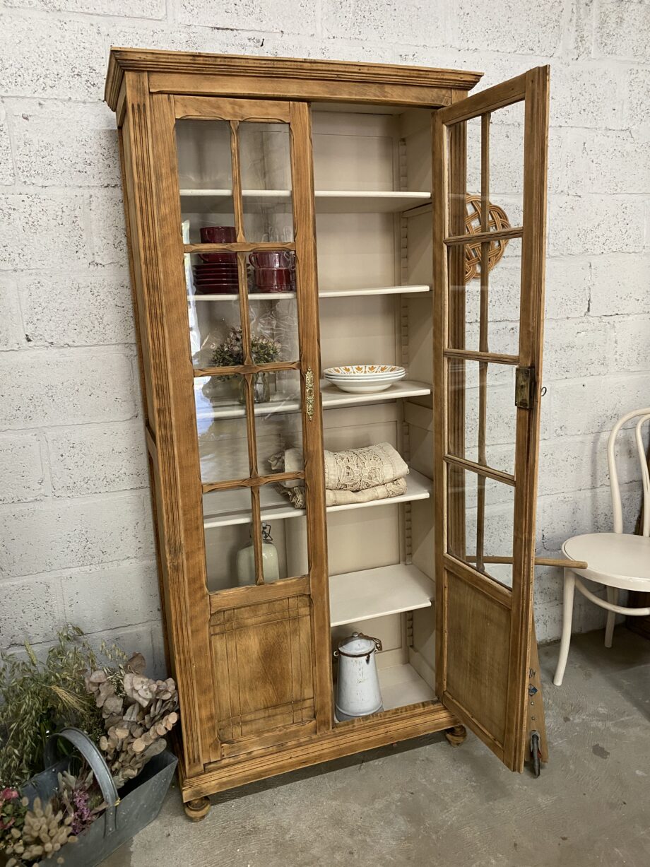 Armoire vitrine 2 portes