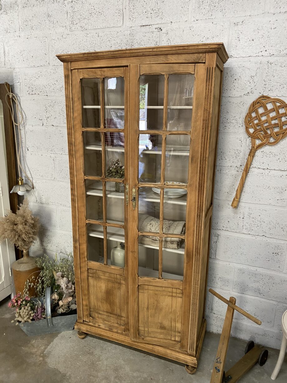 Armoire vitrine 2 portes