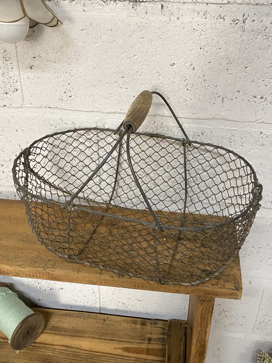Panier en mailles métalliques