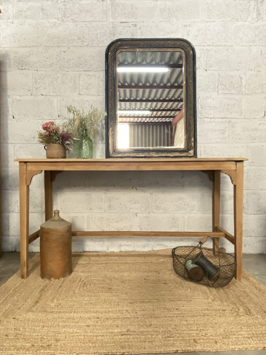 Console ancienne en bois massif