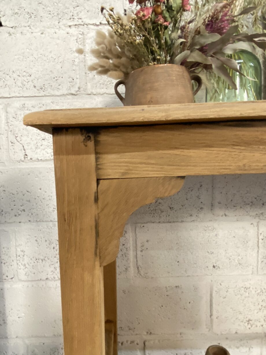 Console ancienne en bois massif