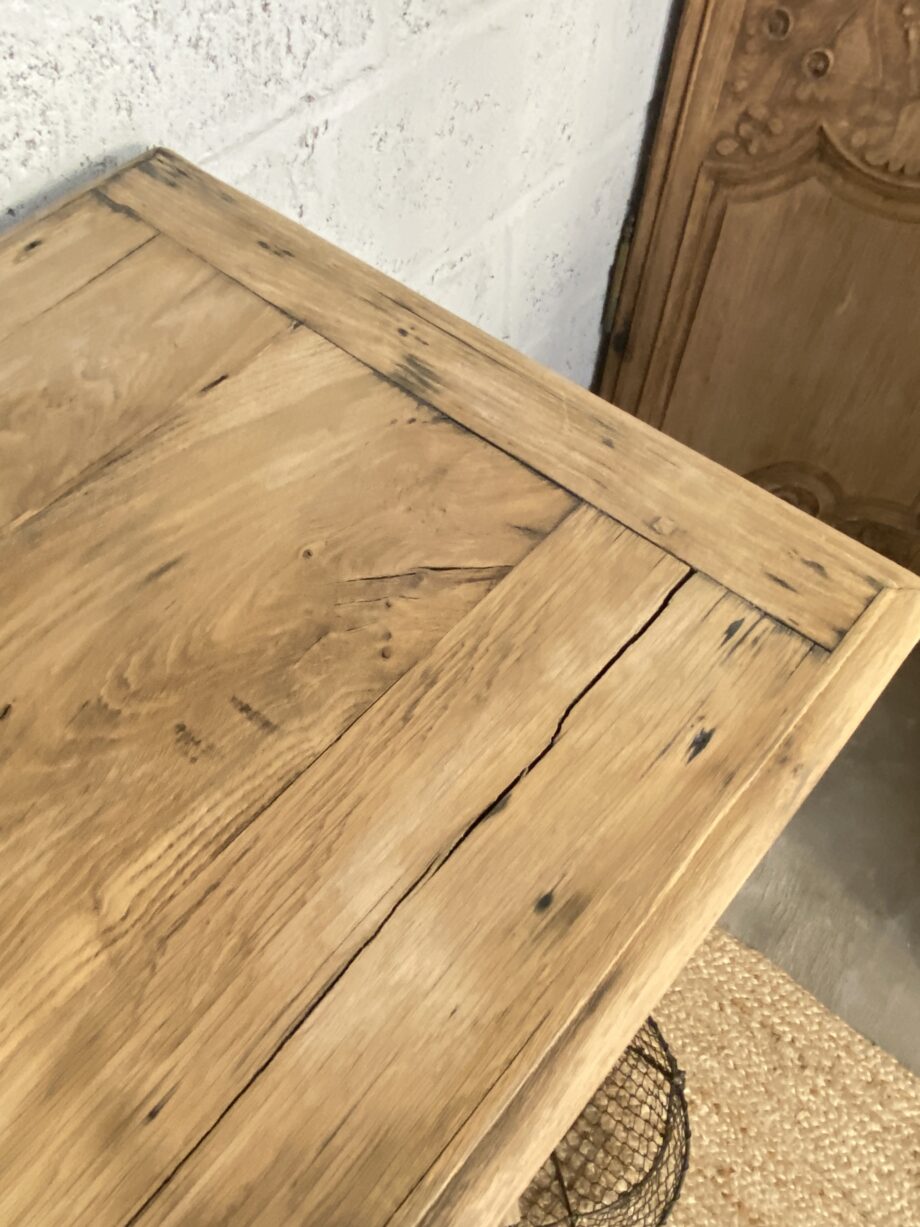 Console ancienne en bois massif