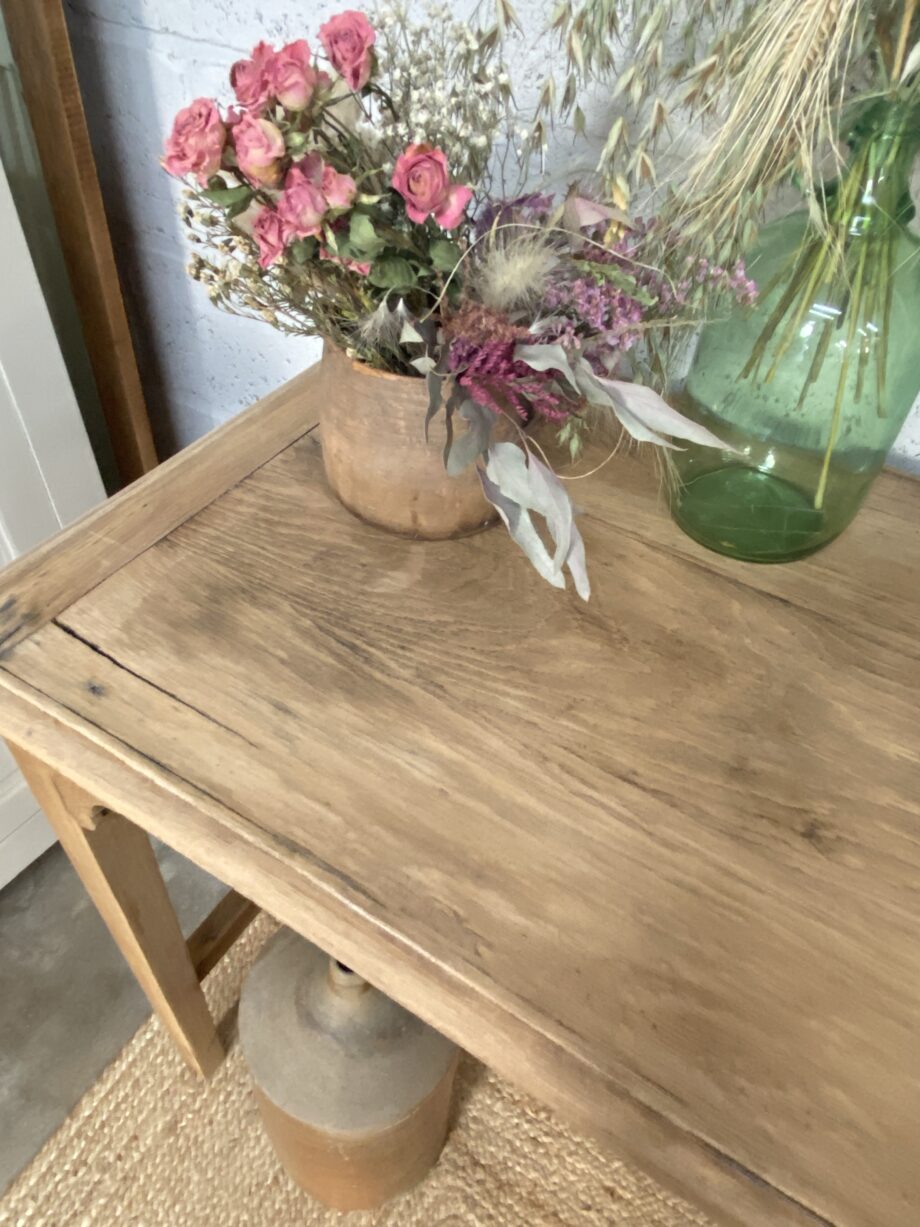 Console ancienne en bois massif