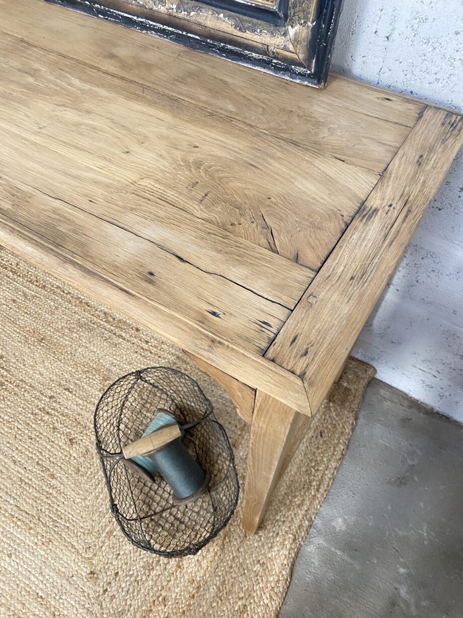 Console ancienne en bois massif