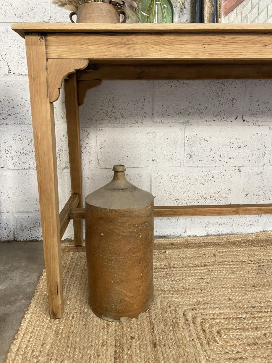 Console ancienne en bois massif