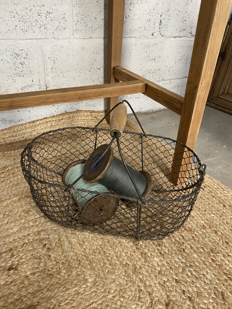 Panier en mailles métalliques