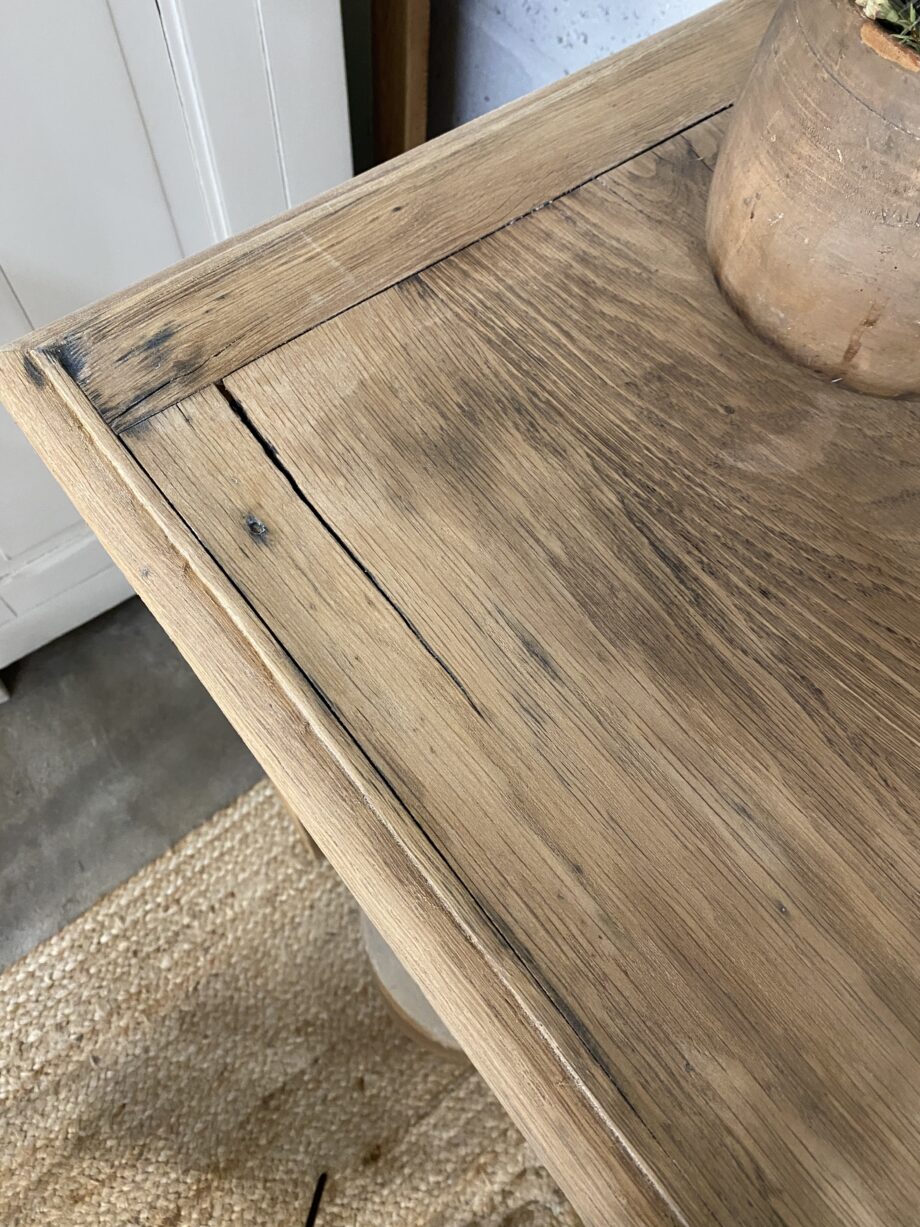 Console ancienne en bois massif