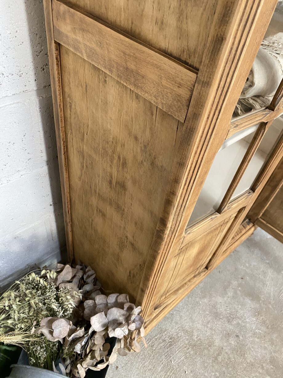 Armoire vitrine 2 portes