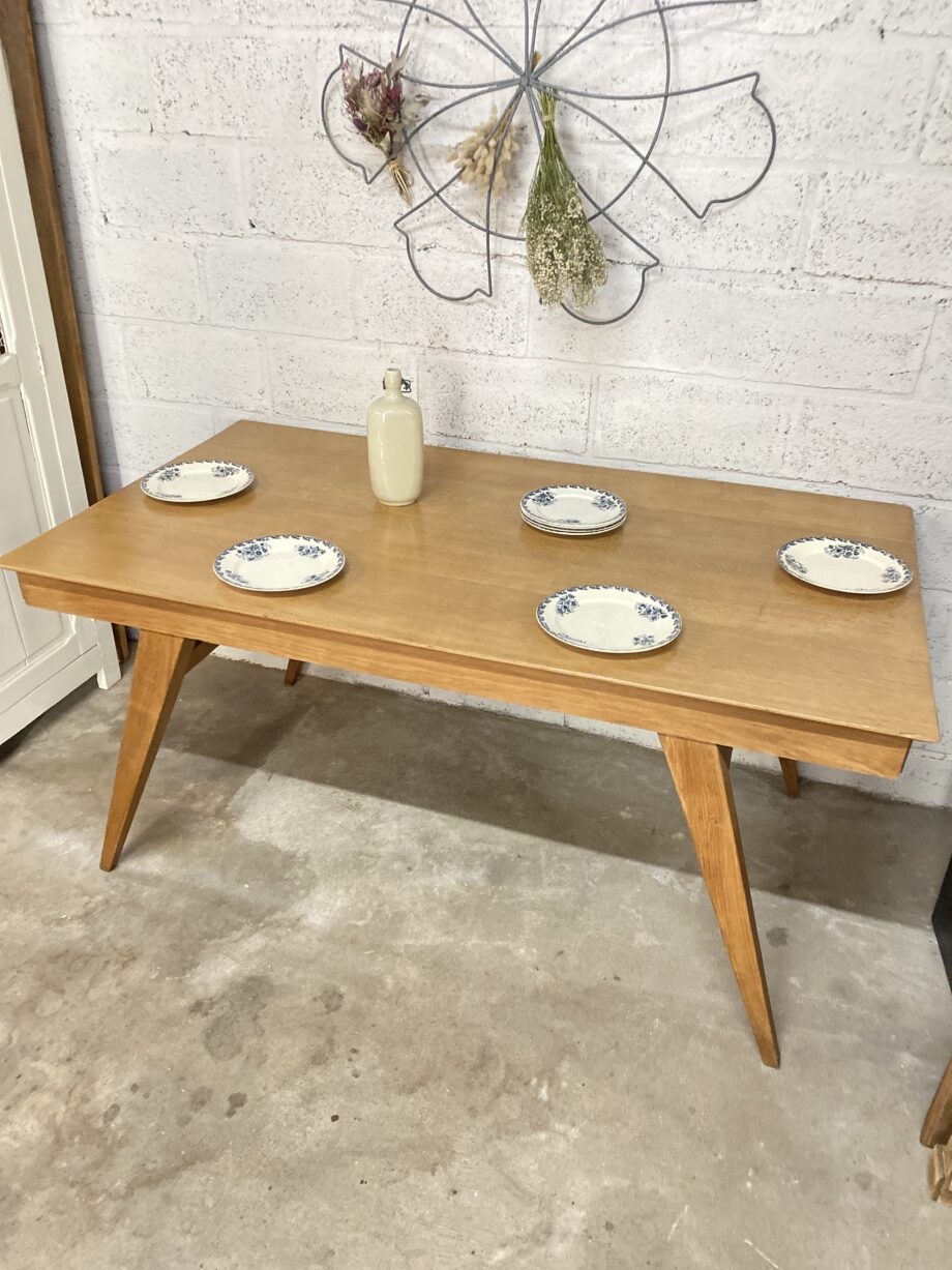 Table à manger style scandinave (à rallonges)
