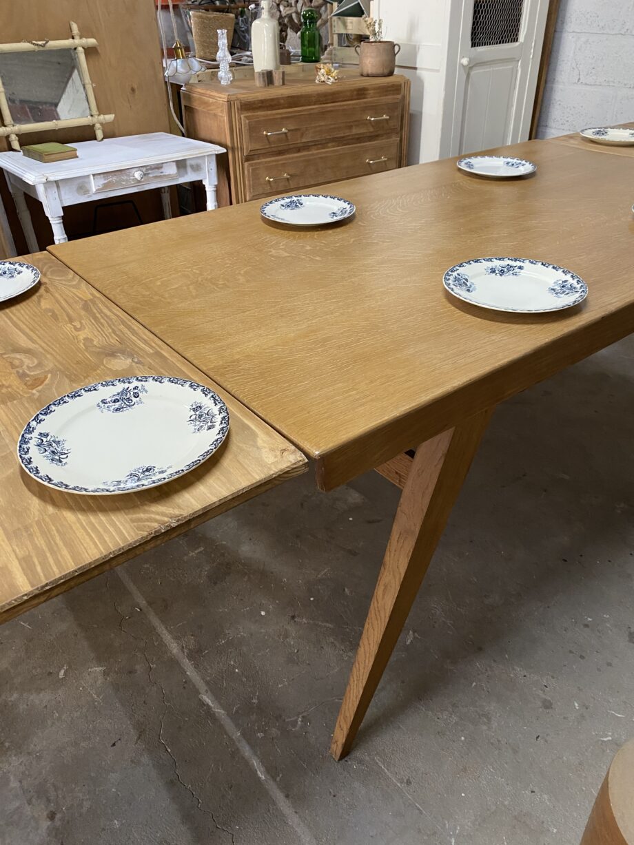 Table à manger style scandinave (à rallonges)