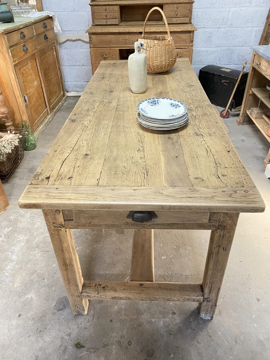 Table de ferme chêne massif