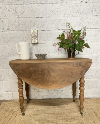 Table ronde à rabats