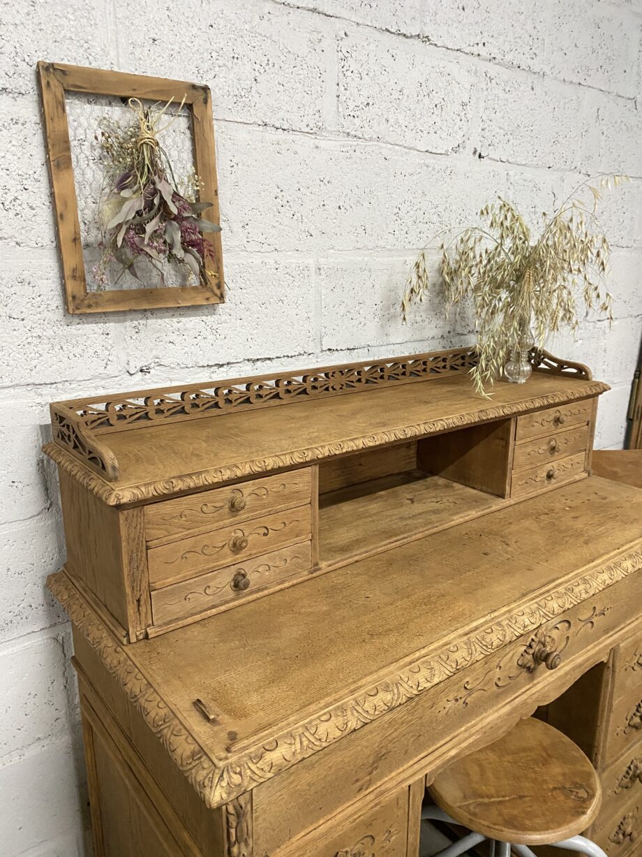 Bureau en chêne massif