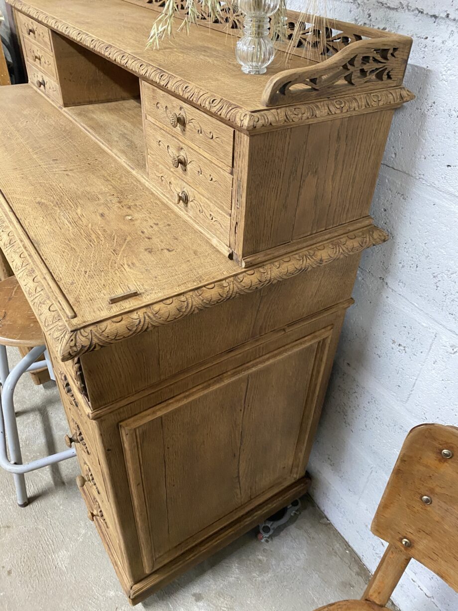 Bureau en chêne massif