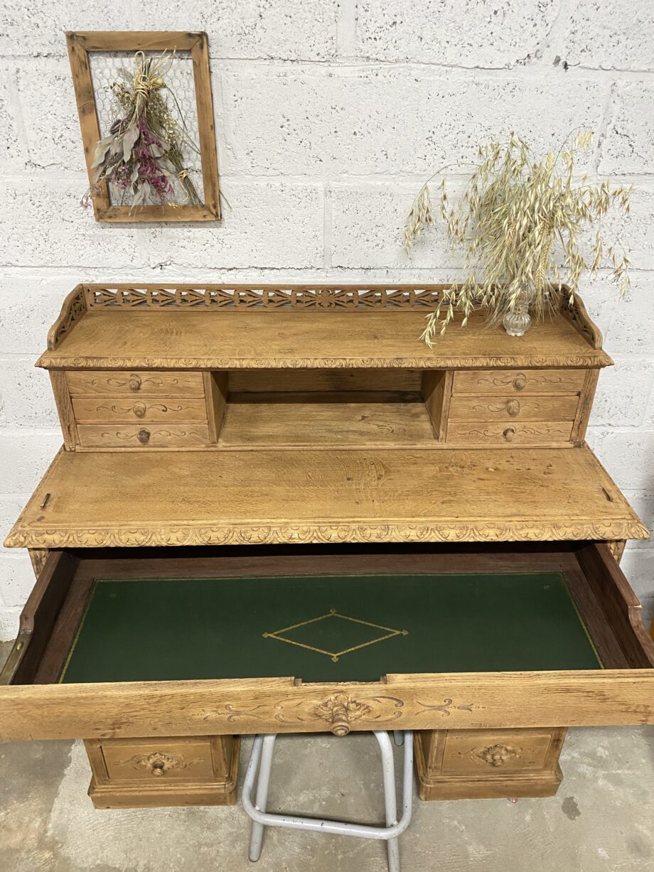 Bureau en chêne massif