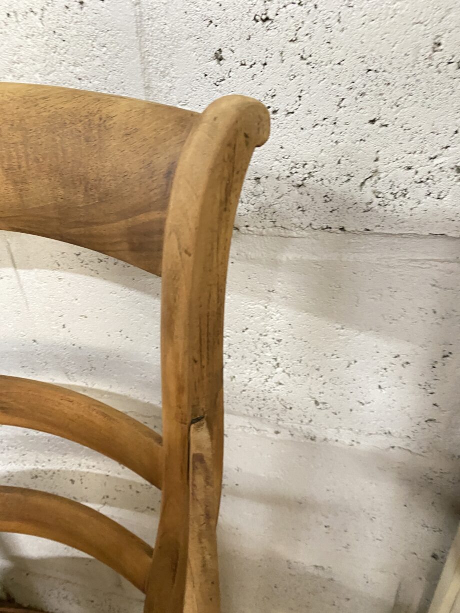 Fauteuil bois assise paille