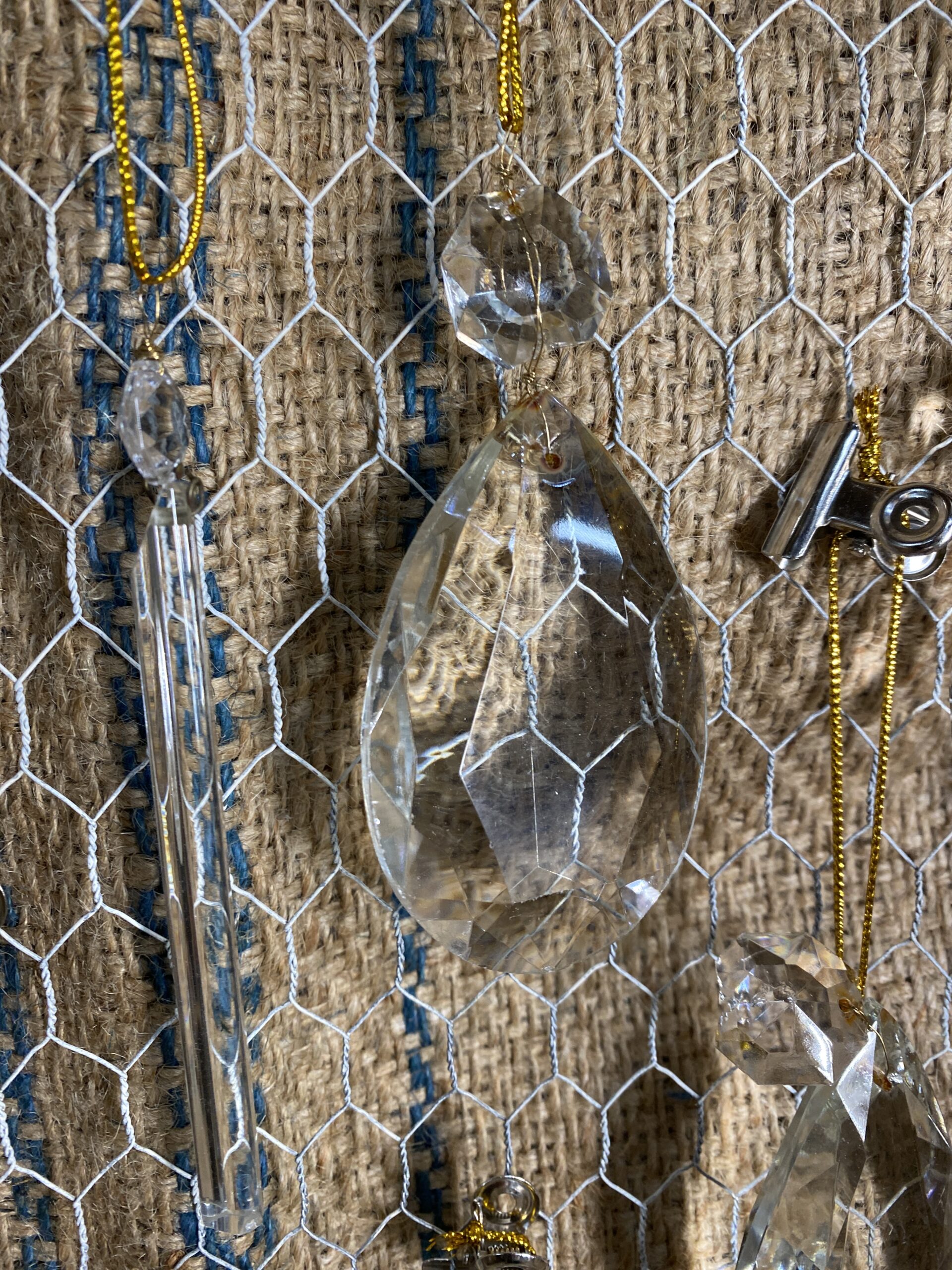 Pampilles anciennes "grandes gouttes"