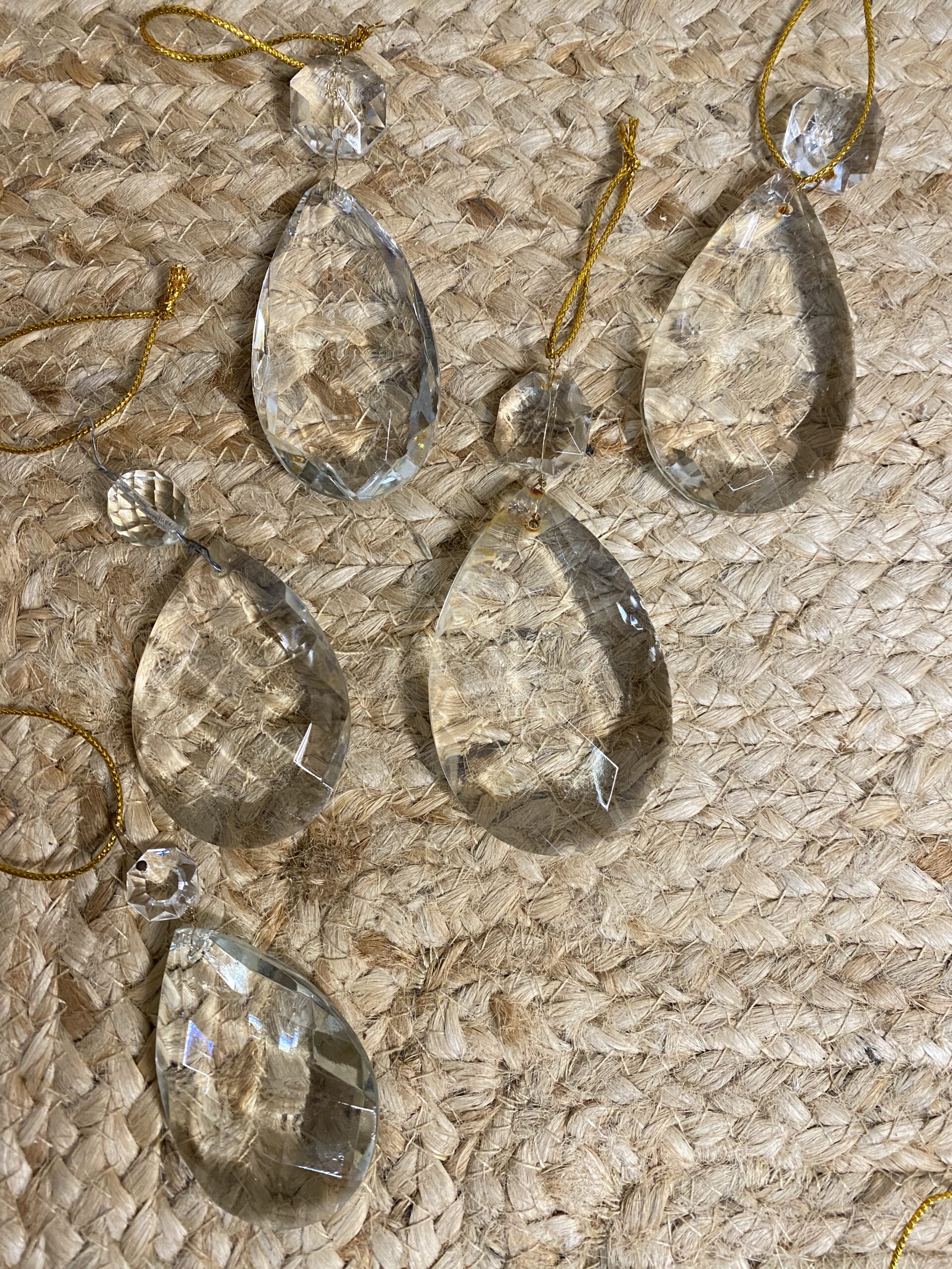 Pampilles anciennes "grandes gouttes"