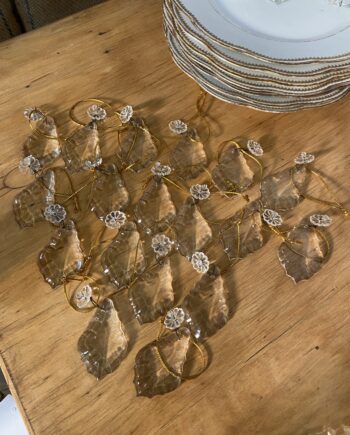 Pampilles anciennes "différentes feuilles"