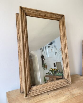 Miroir en chêne - boîte à clés