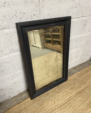 Miroir gravé - patine noire