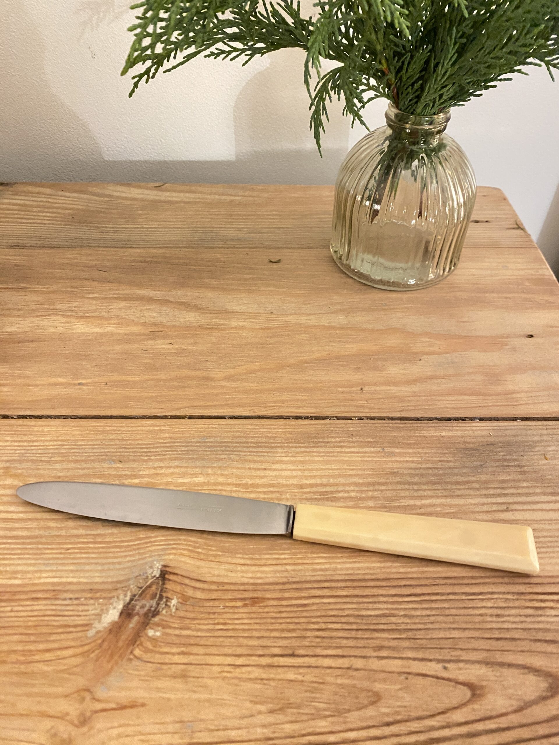 Lot de 12 couteaux anciens art déco