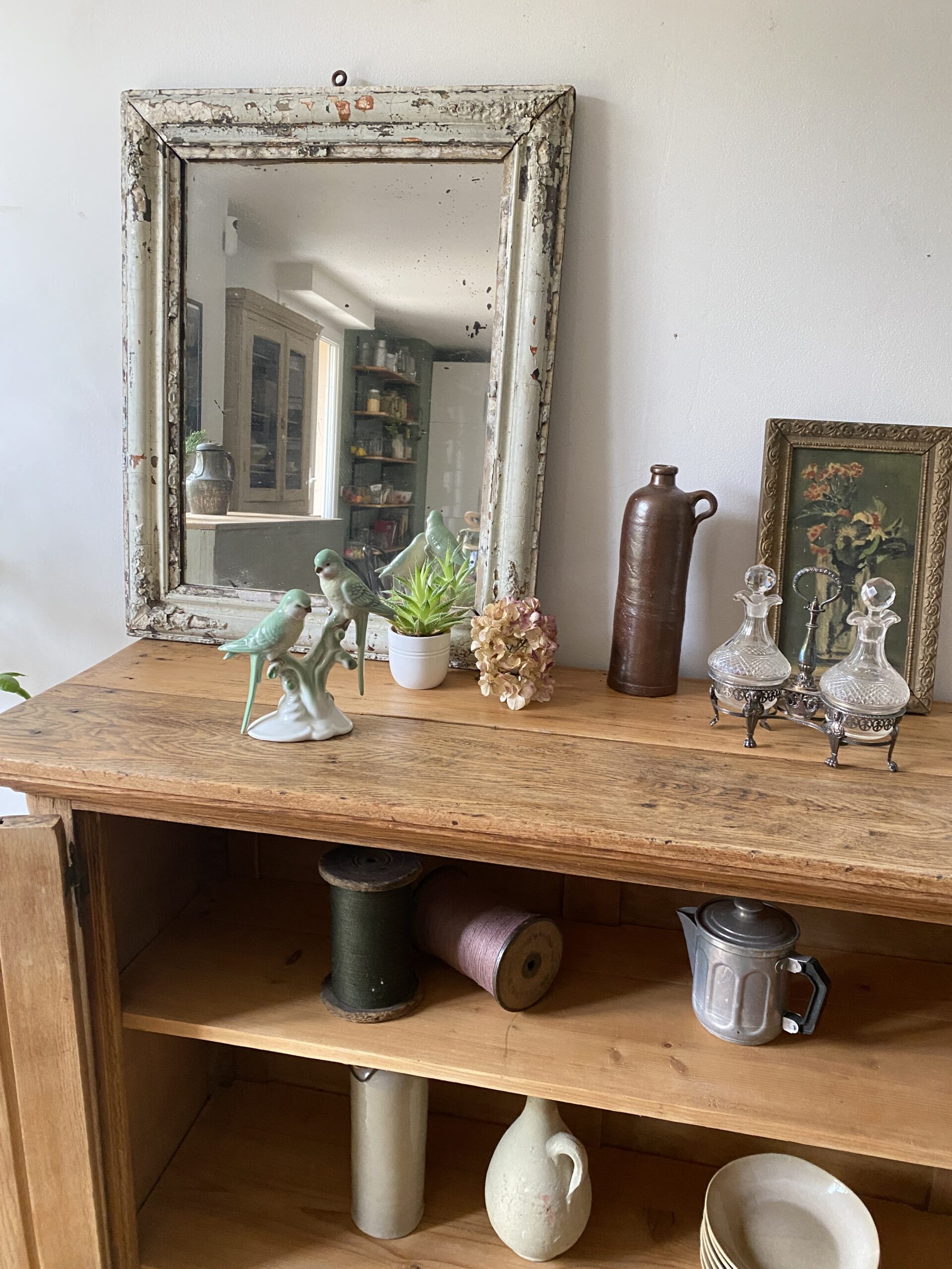 Buffet bas - haut de vaisselier