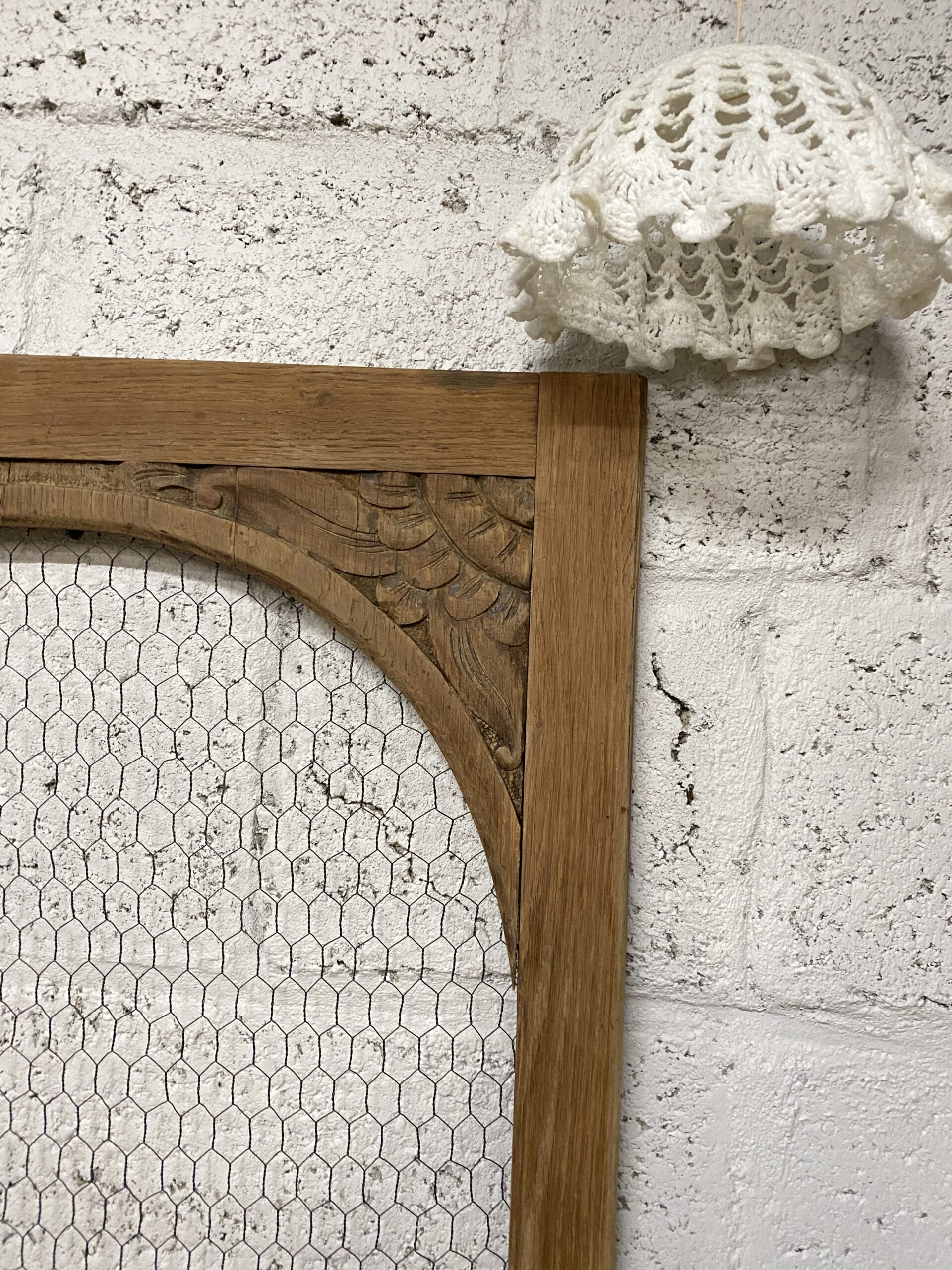 Cadre art déco grillagé - porte ancienne