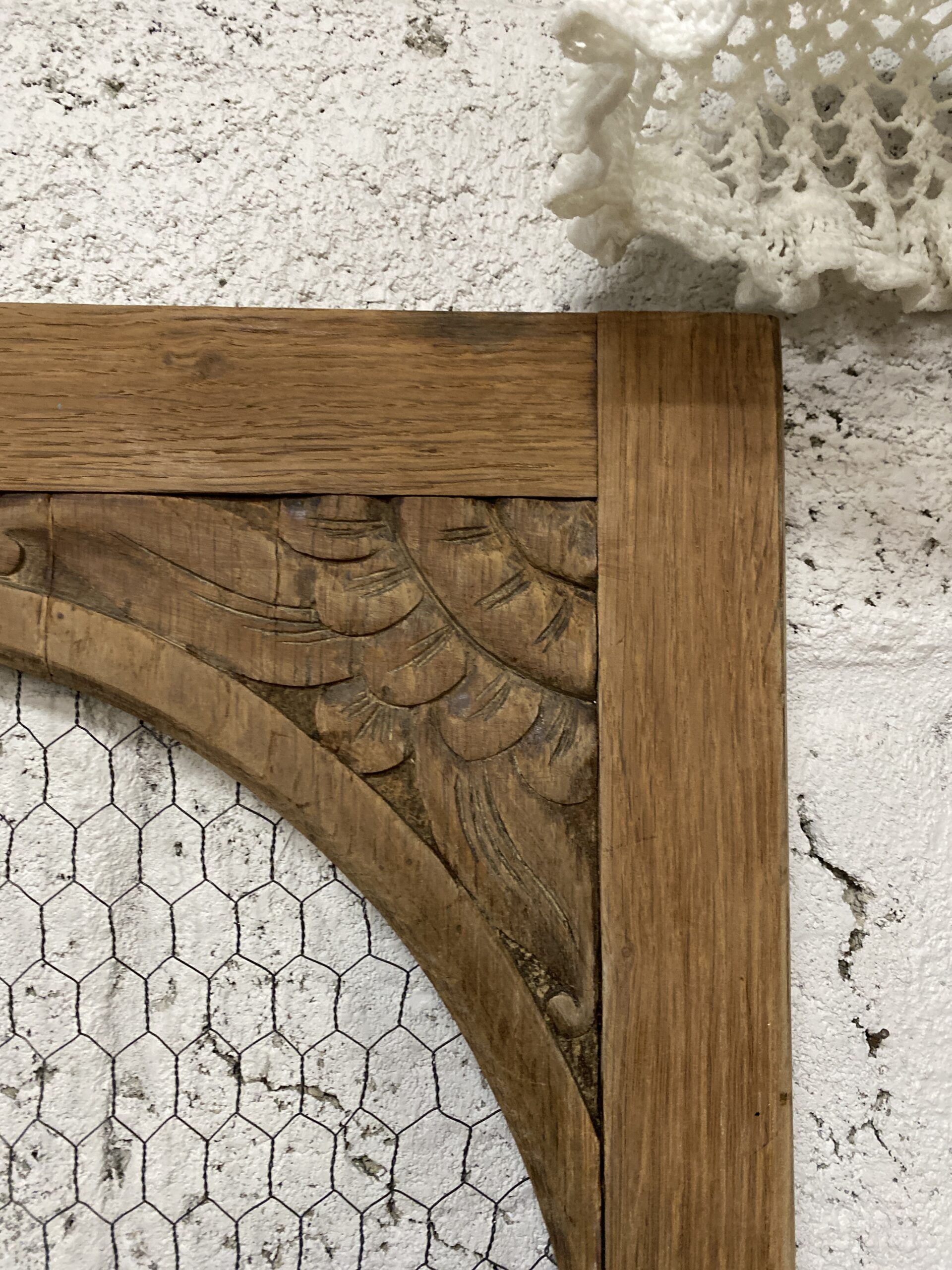 Cadre art déco grillagé - porte ancienne