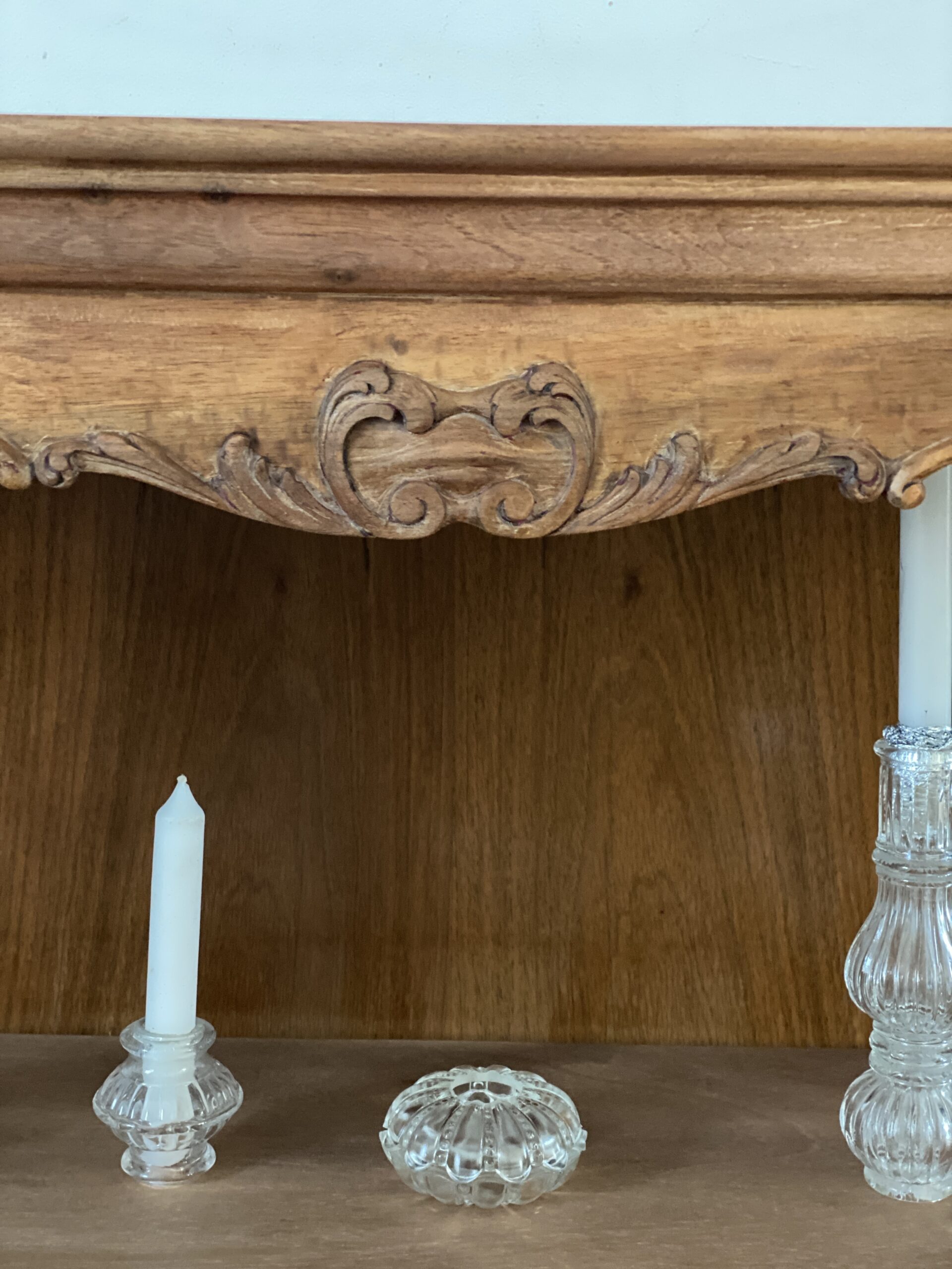 Vitrine en verre bombé