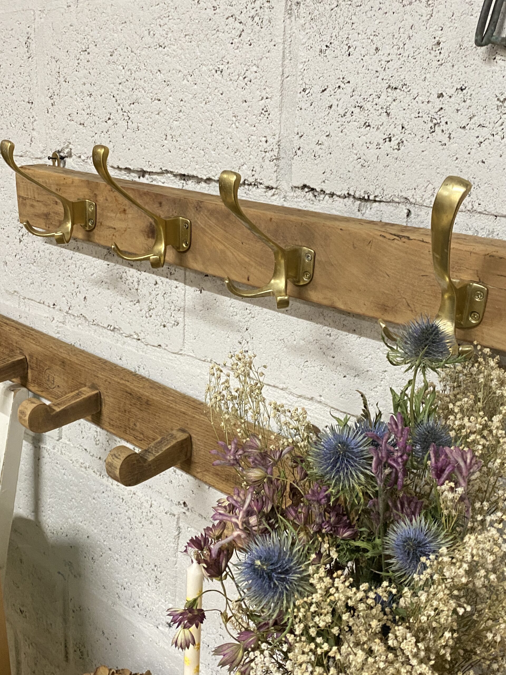 Porte-manteaux mural 4 patères