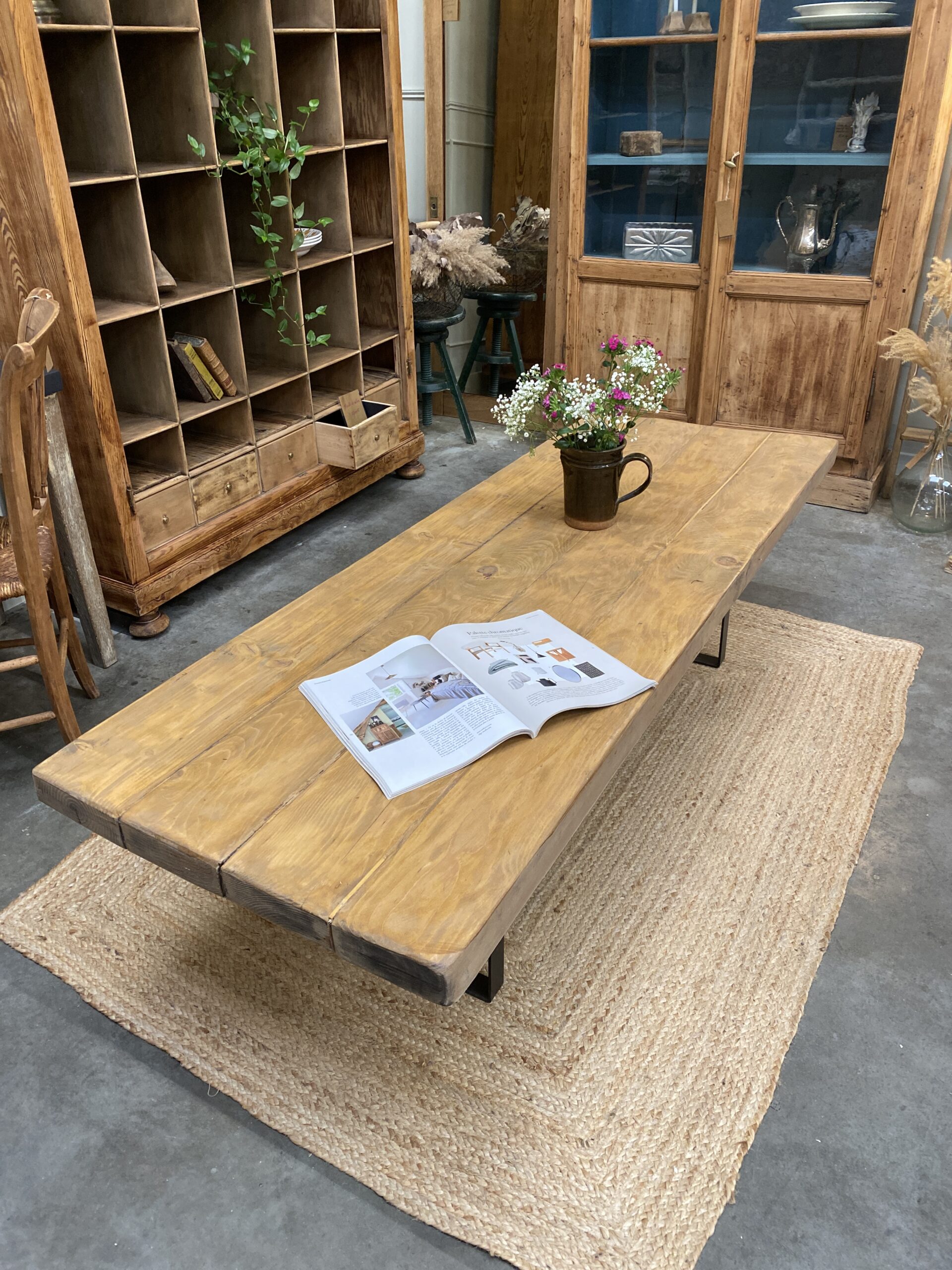 Table basse de ferme