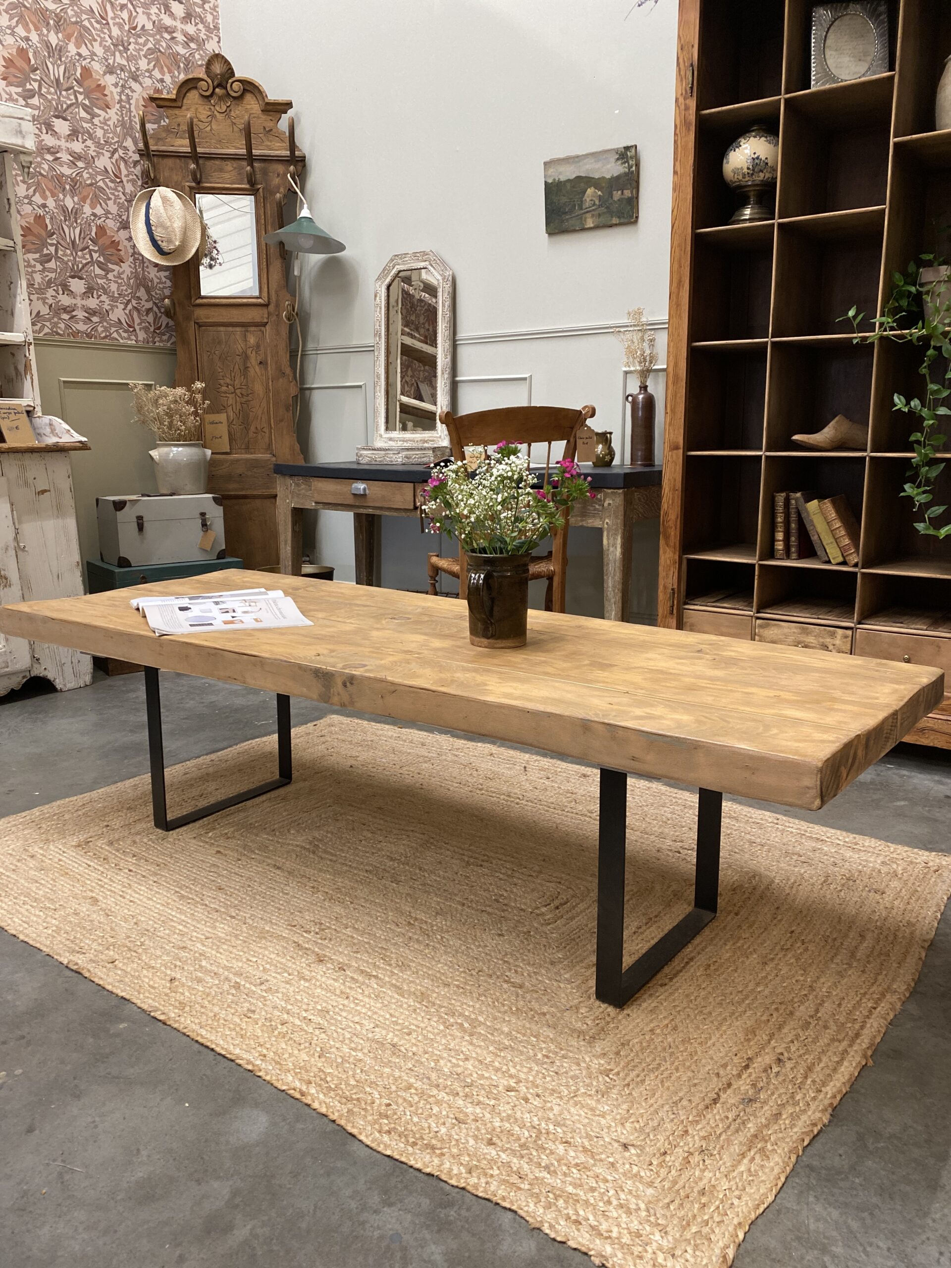 Table basse de ferme