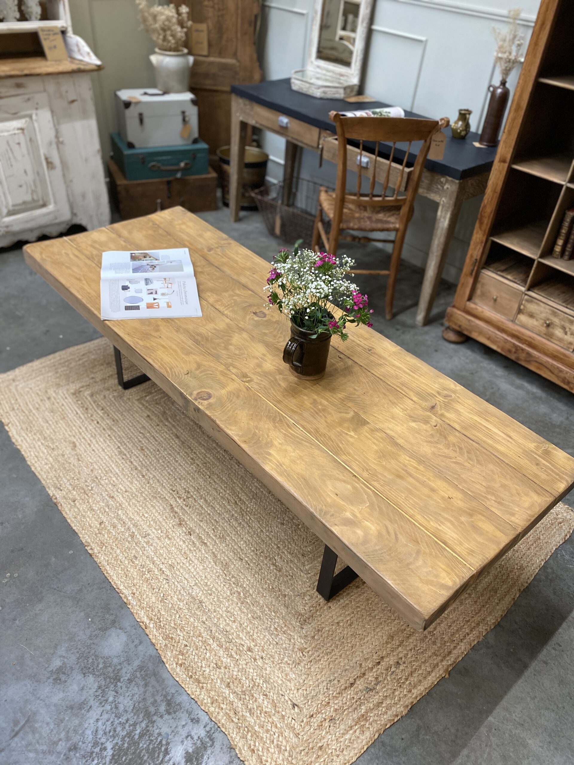 Table basse de ferme