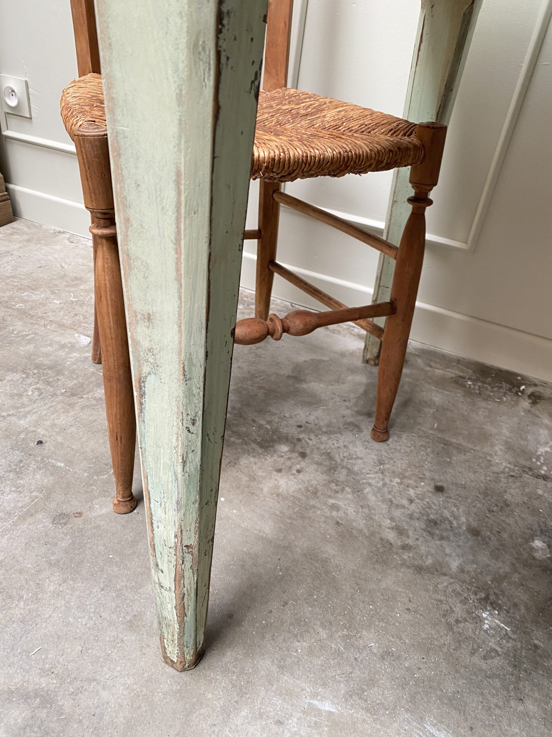 Table de ferme patinée