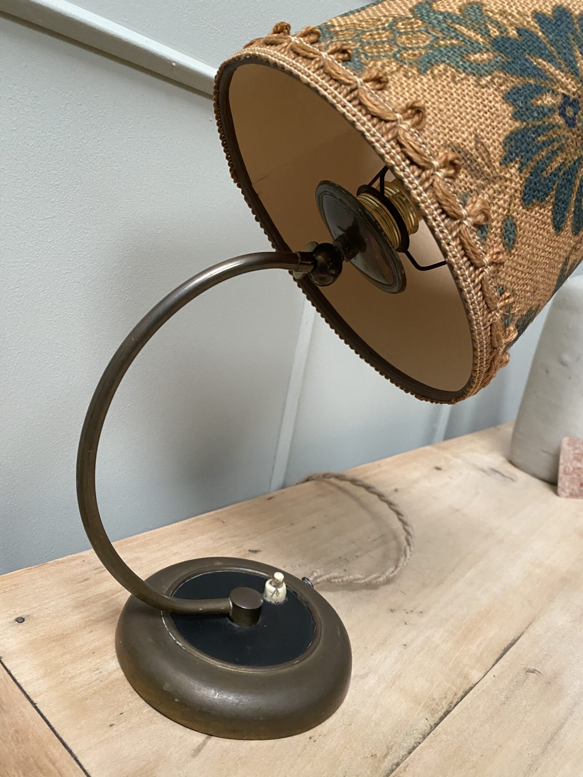 Lampe vintage courbée