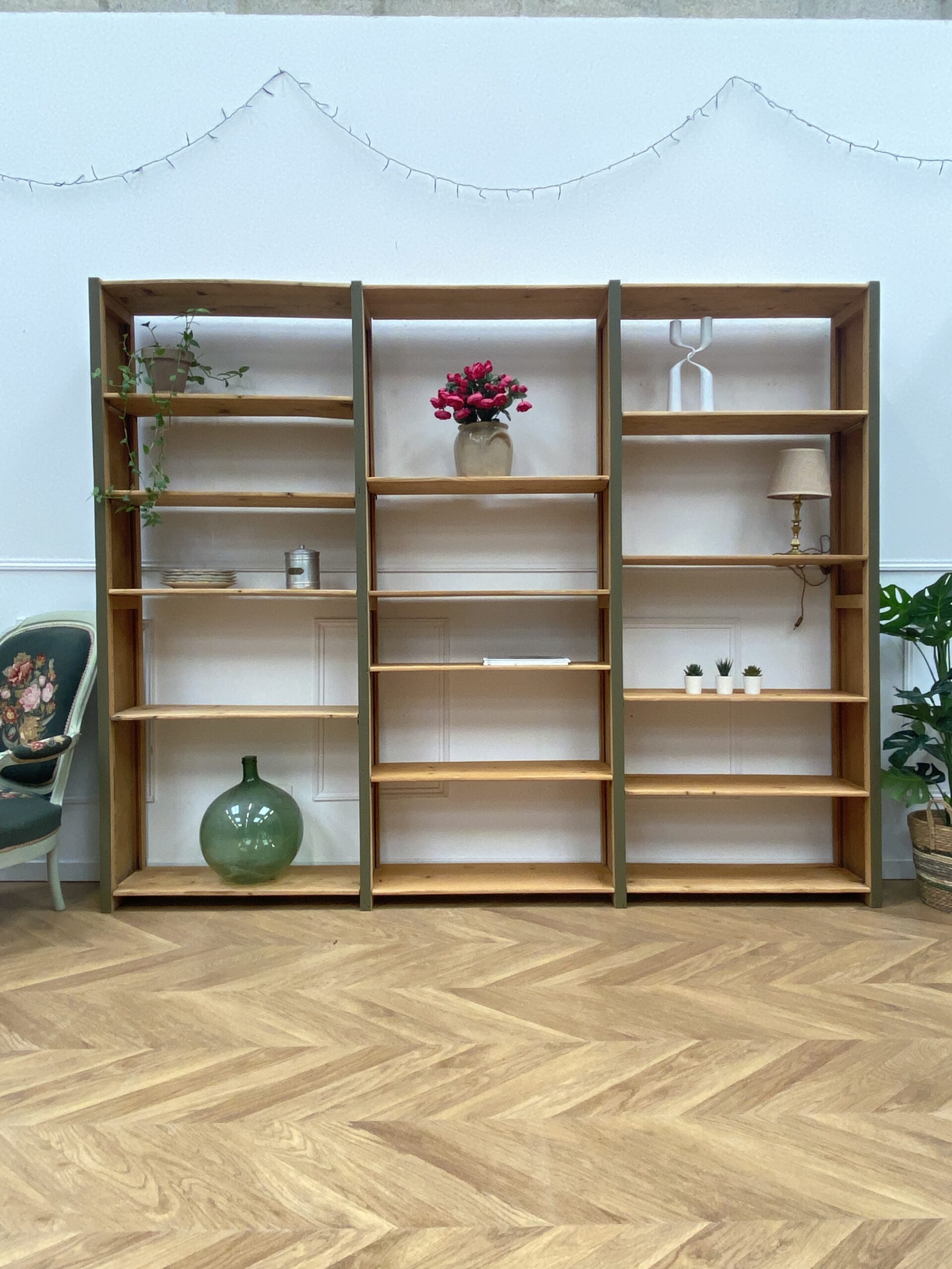 bibliothèque années 70 modulable