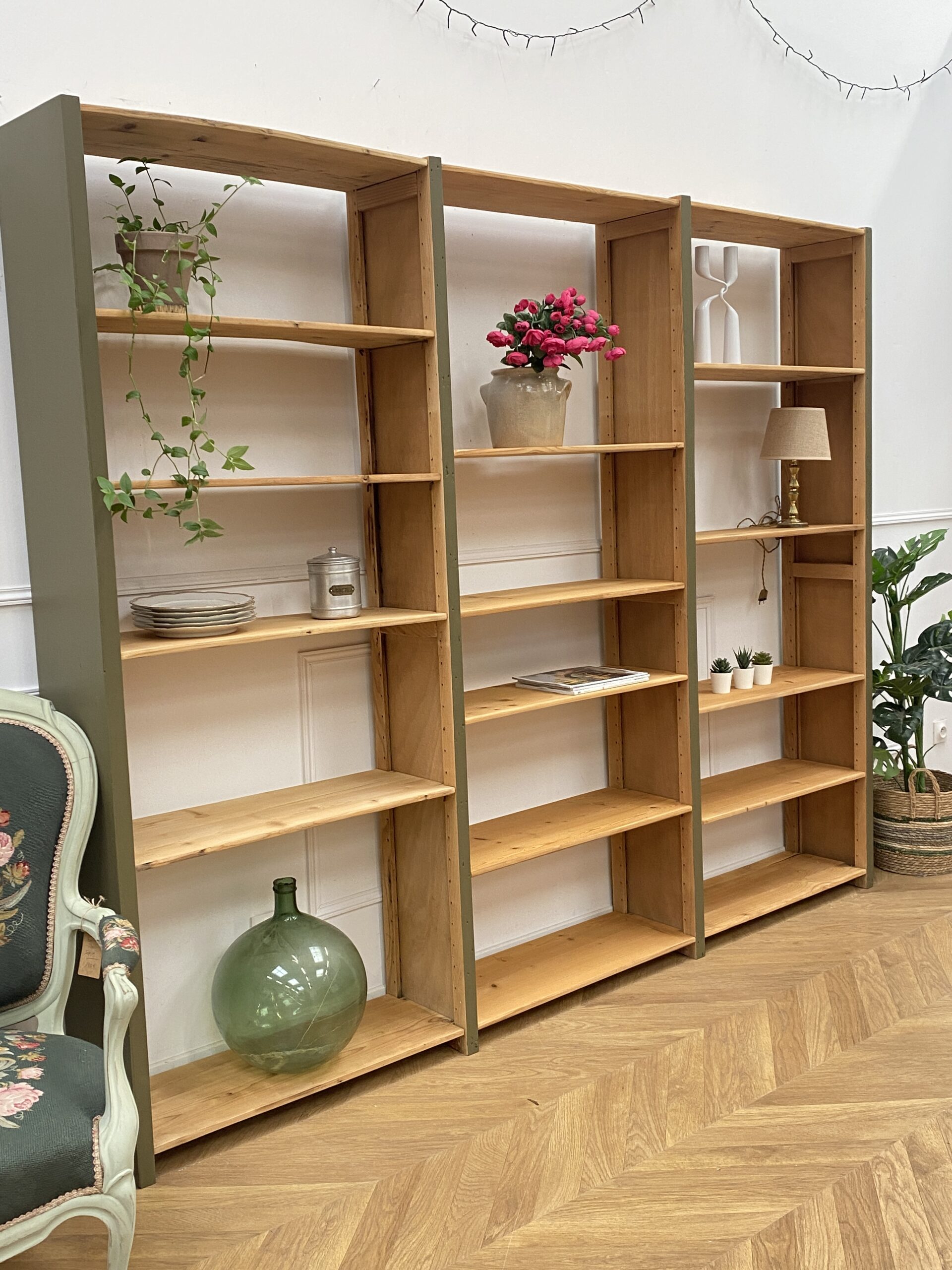 bibliothèque années 70 modulable