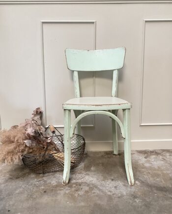 Chaise bistrot vert mint