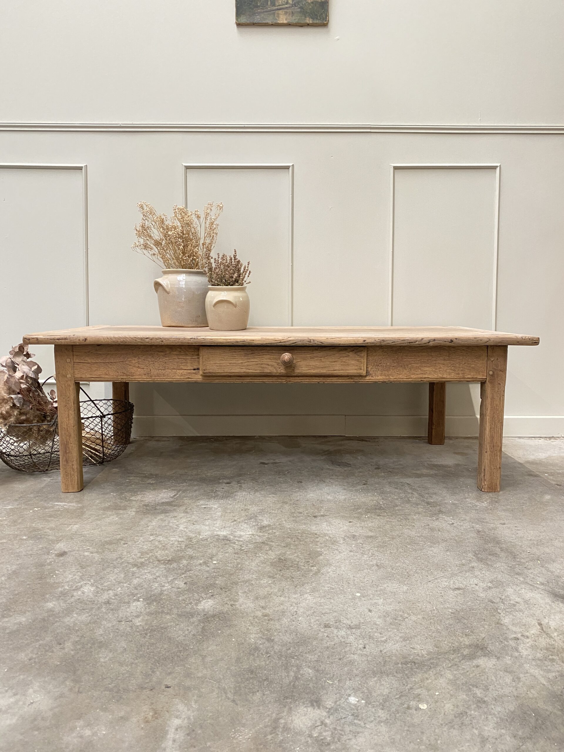 Table basse de ferme