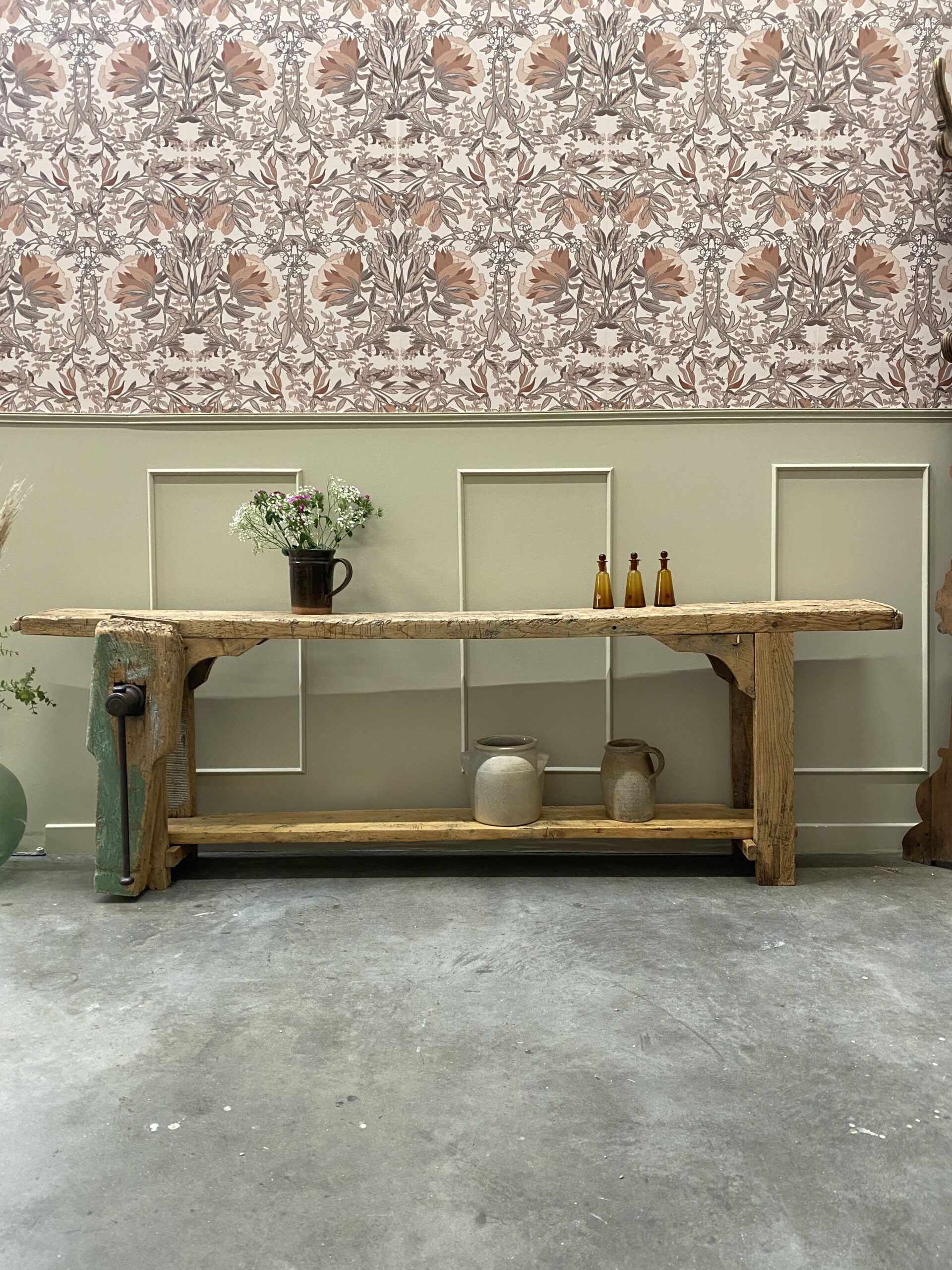Etabli de menuisier - console