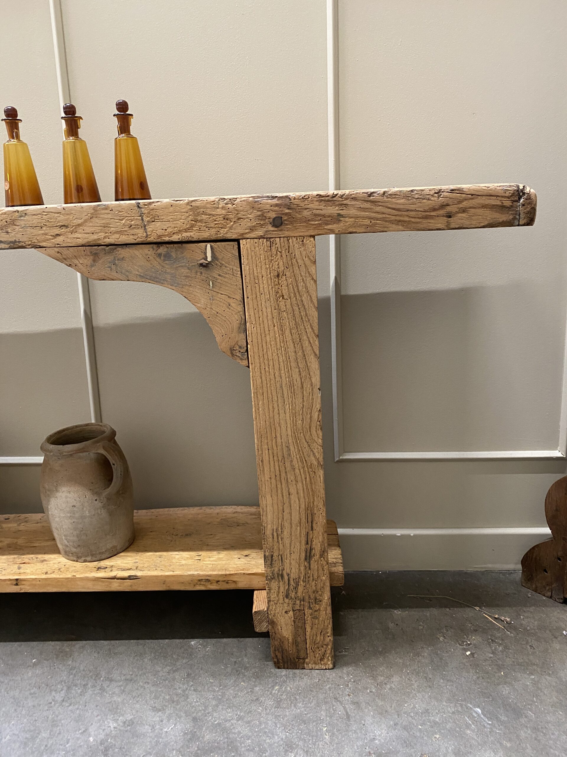 Etabli de menuisier - console