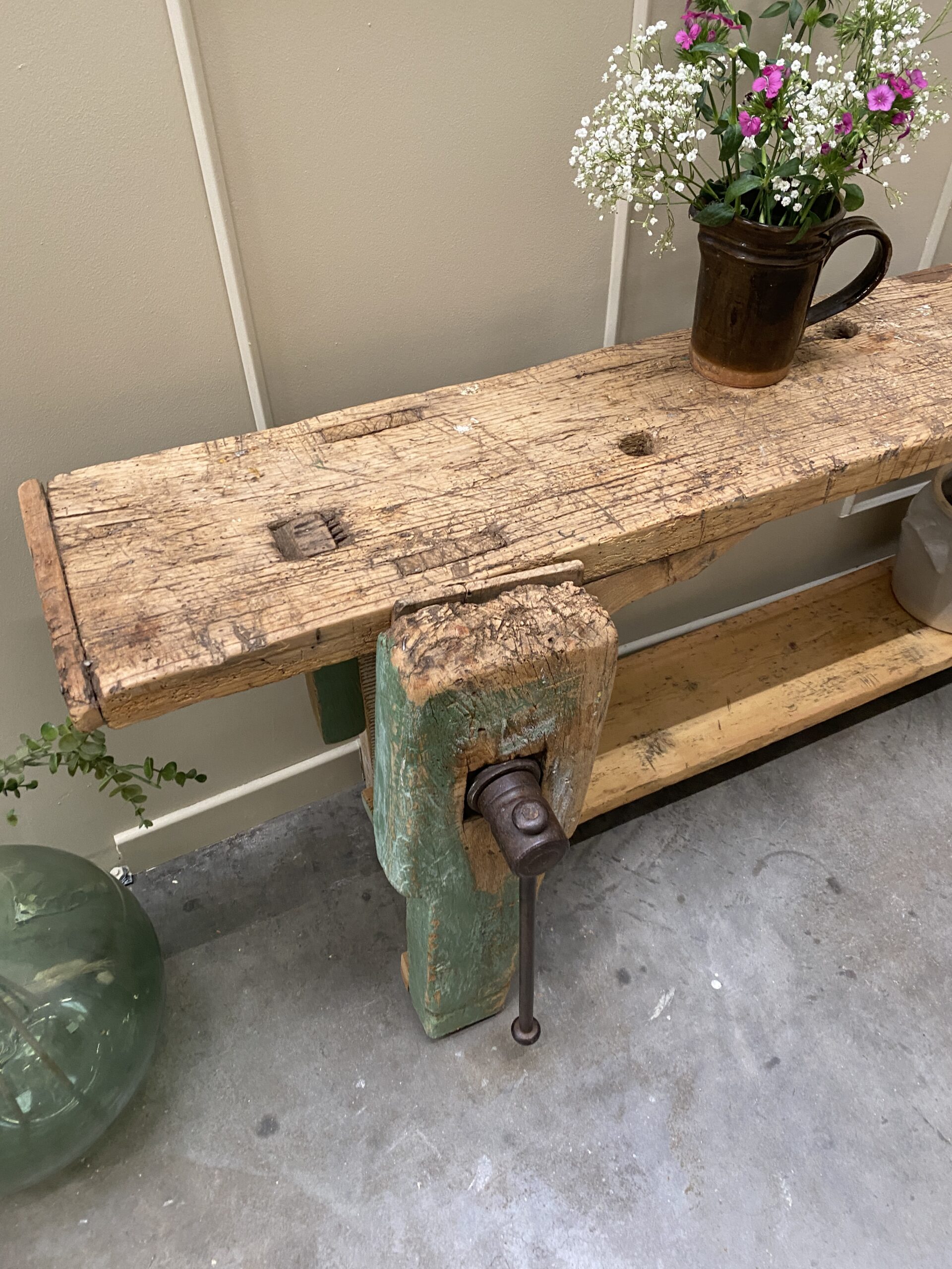 Etabli de menuisier - console