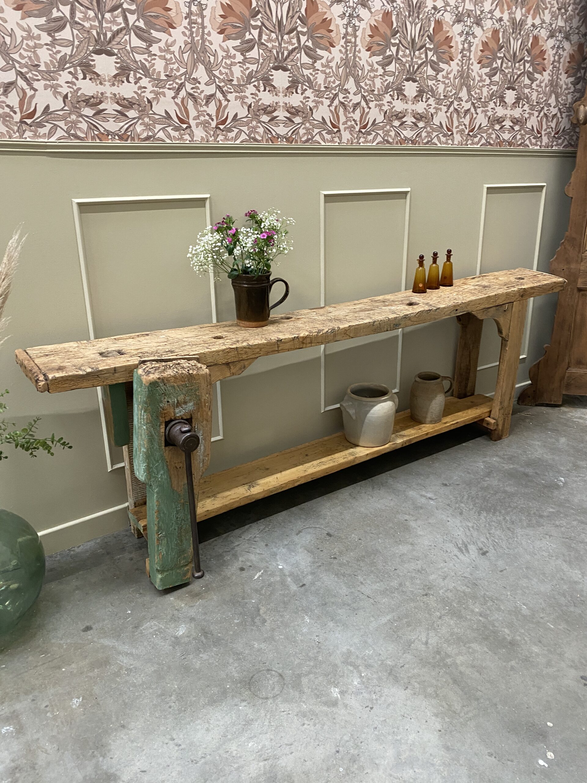 Etabli de menuisier - console