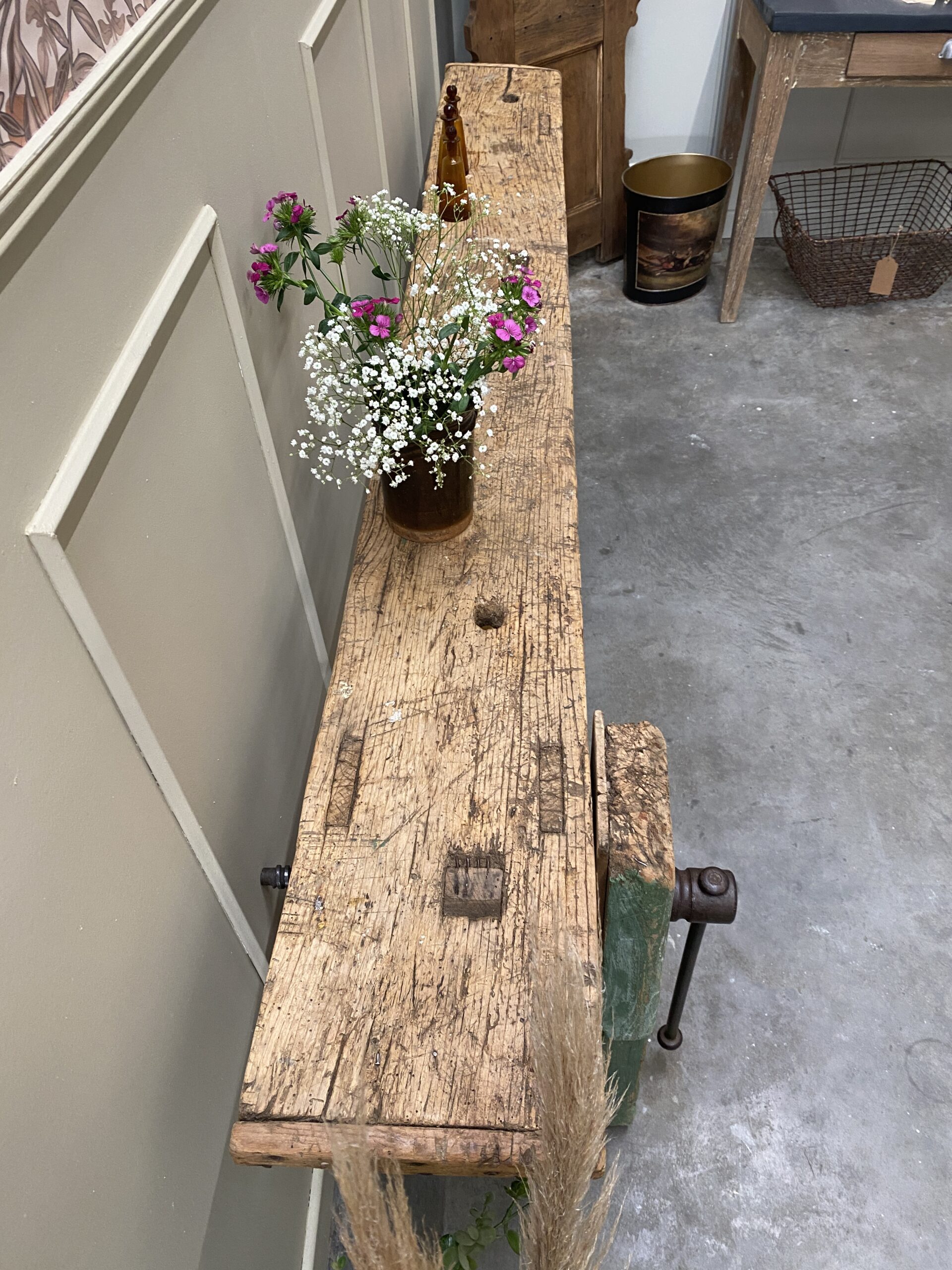 Etabli de menuisier - console