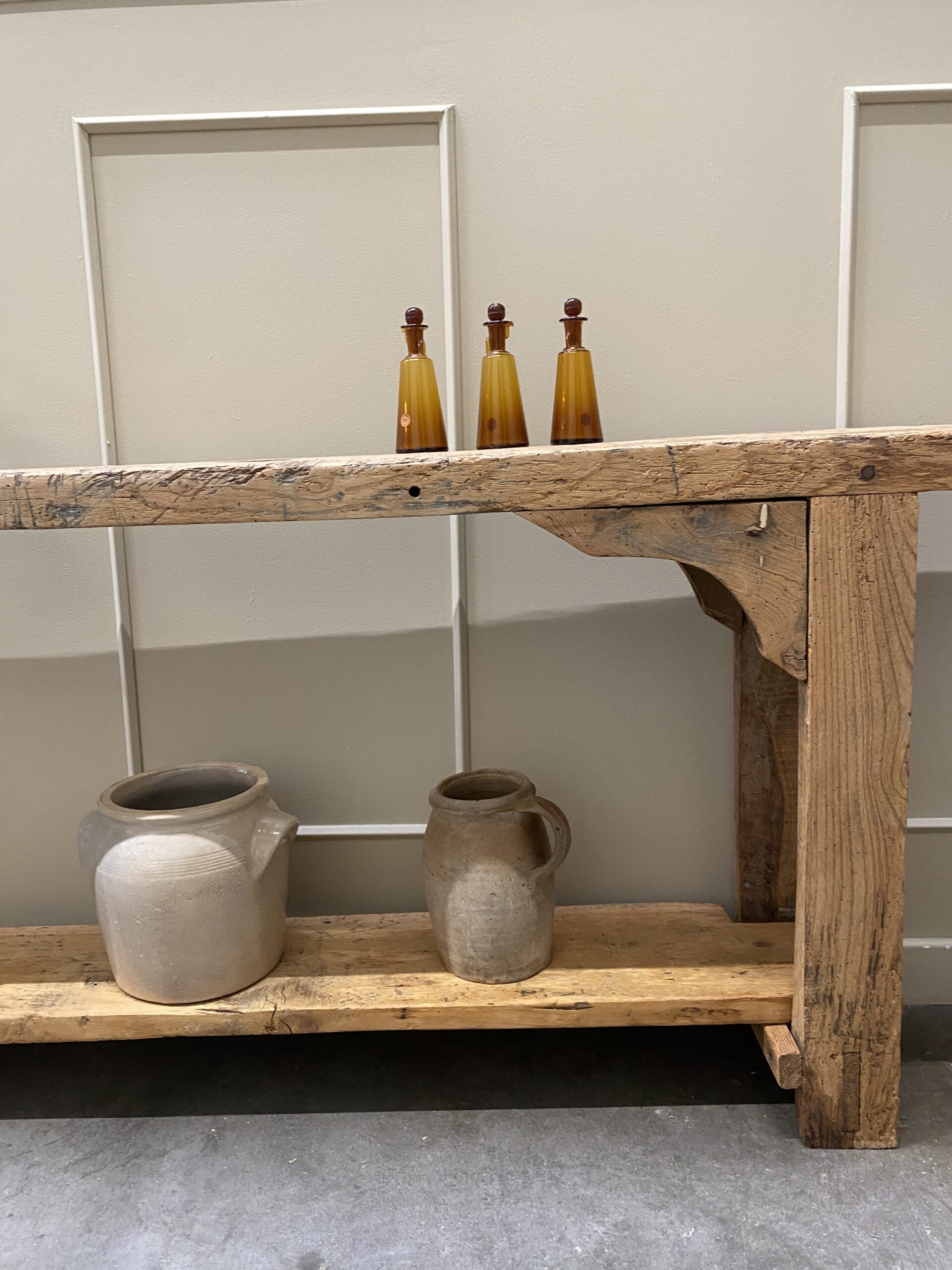 Etabli de menuisier - console