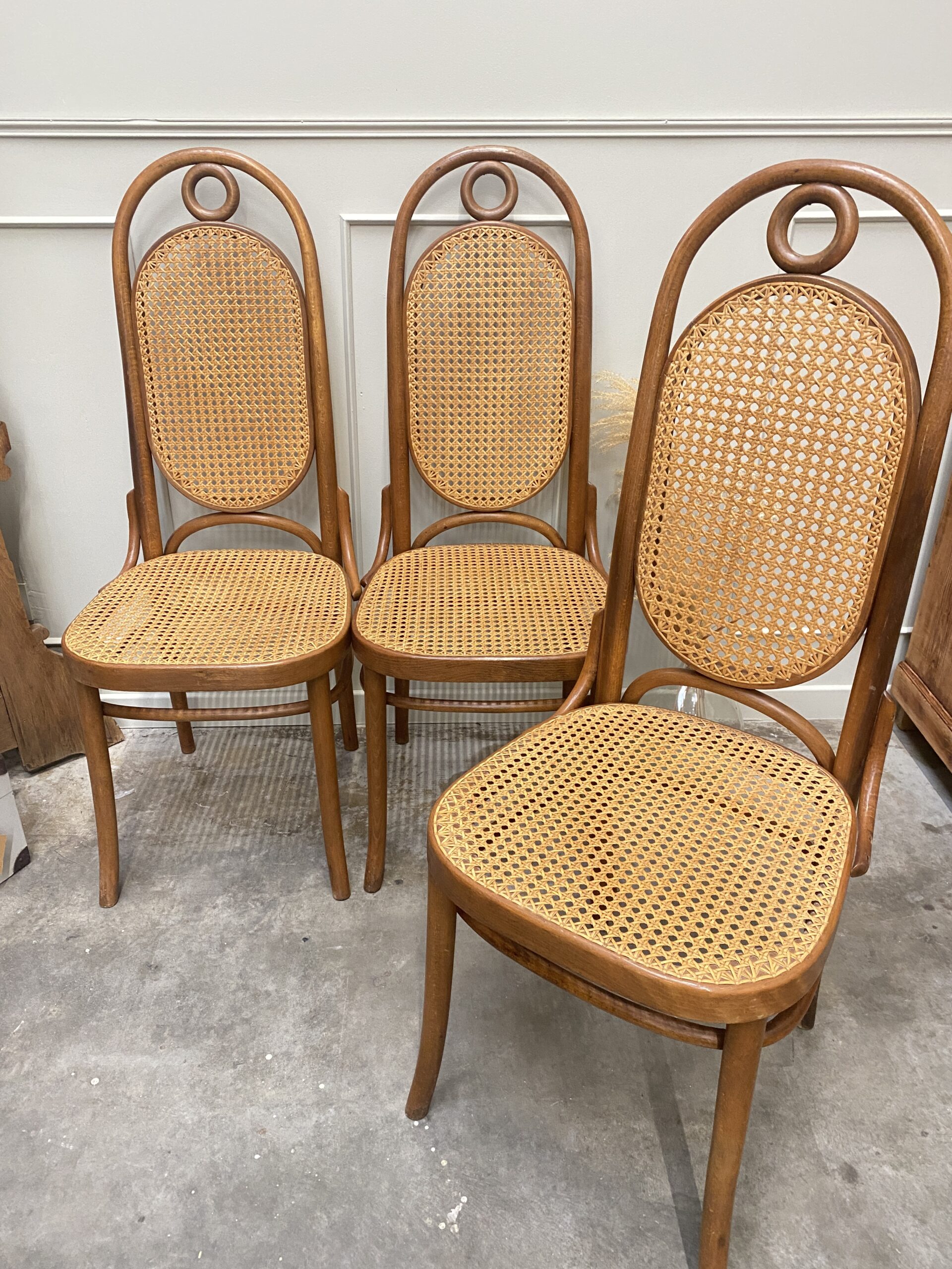 Chaise bistrot - dossier haut (3 ex.)