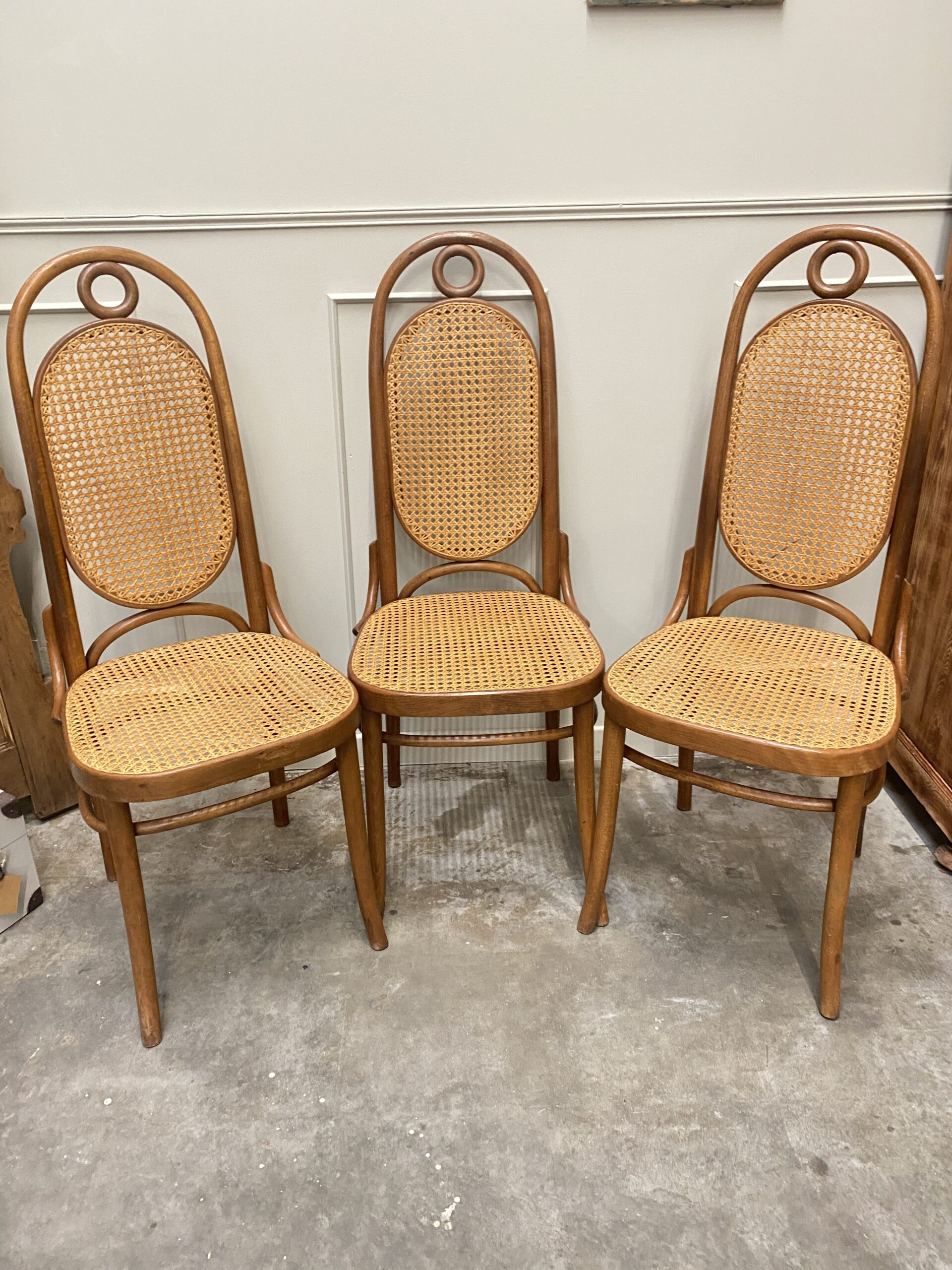 Chaise bistrot - dossier haut (3 ex.)