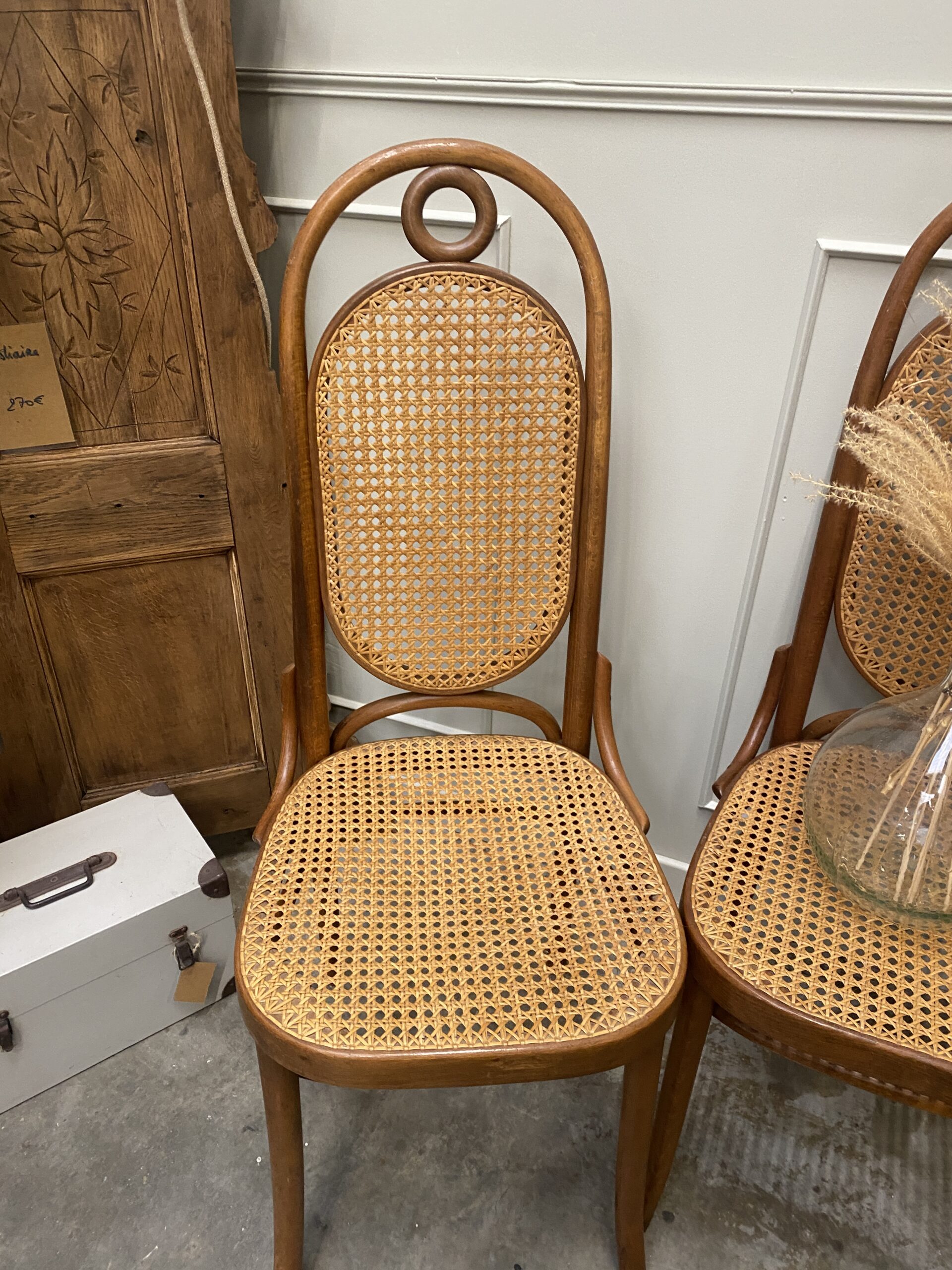 Chaise bistrot - dossier haut (3 ex.)