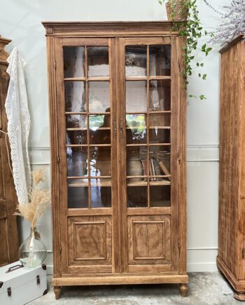 Vitrine-Bibliothèque en chêne